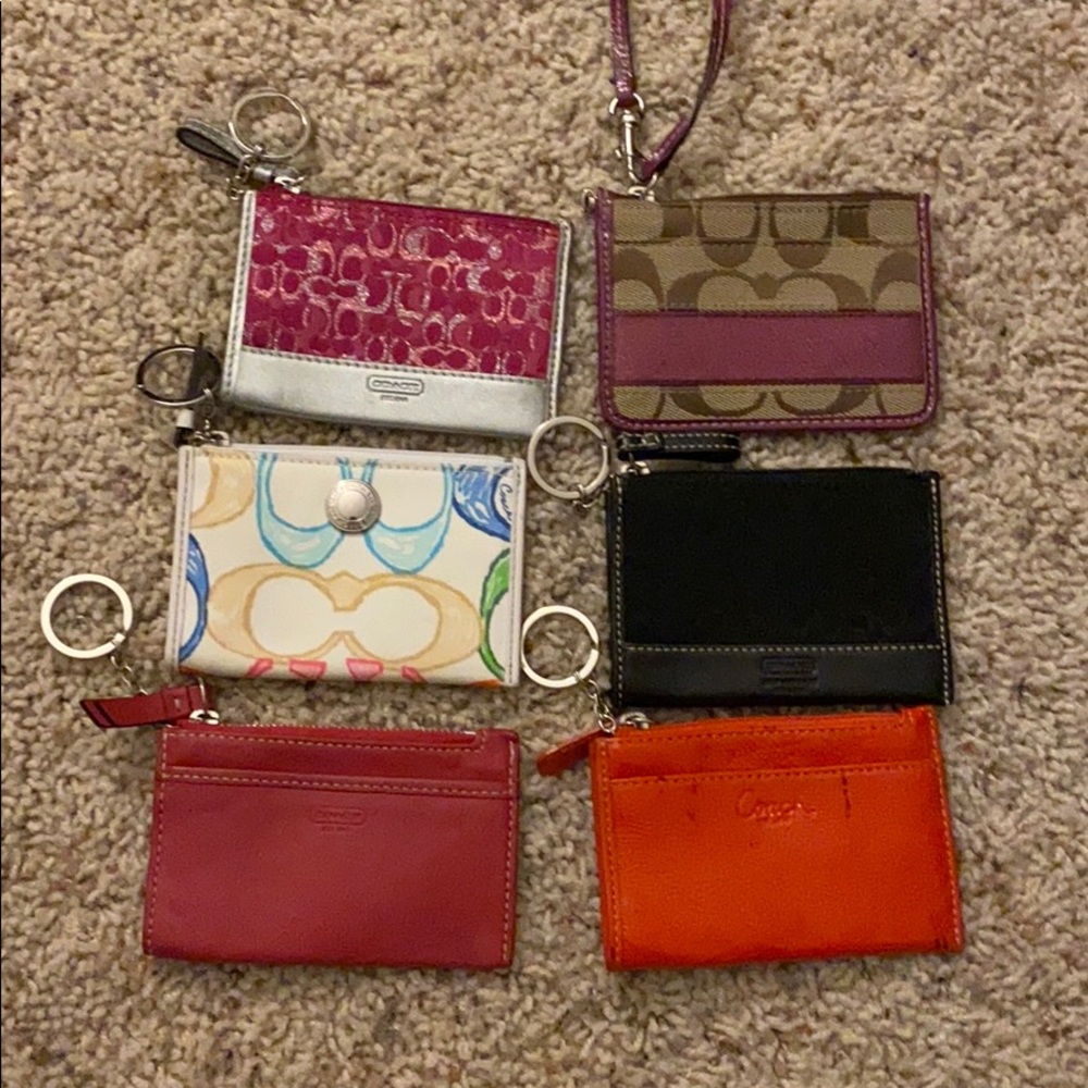 Coach ID cases/keychains